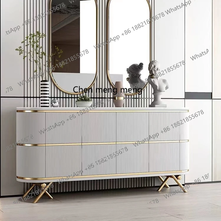Italian minimalist light luxury rock slab dining side cabinet living room stainless steel decorative cabinet
Italian minimalist light luxury rock slab dining side cabinet living room stainless steel decorative cabinet