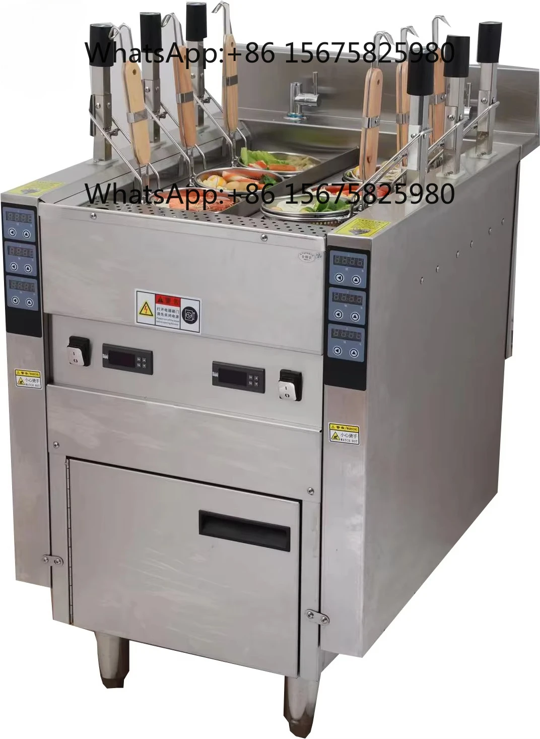 Stainless Steel 3 Heads Electric Noodle Cooker Commercial Noodle Cooking Equipment
Stainless Steel 3 Heads Electric Noodle Cooker Commercial Noodle Cooking Equipment