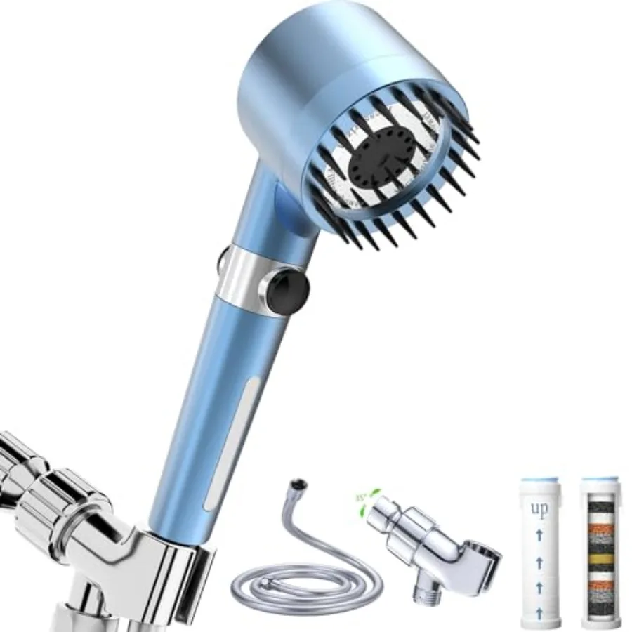 Shower Head with Handheld, Filtered Shower Heads High Pressure, High Flow Even with Low Water Pressure-Hand Held Showerhead Set
Shower Head with Handheld, Filtered Shower Heads High Pressure, High Flow Even with Low Water Pressure-Hand Held Showerhead Set