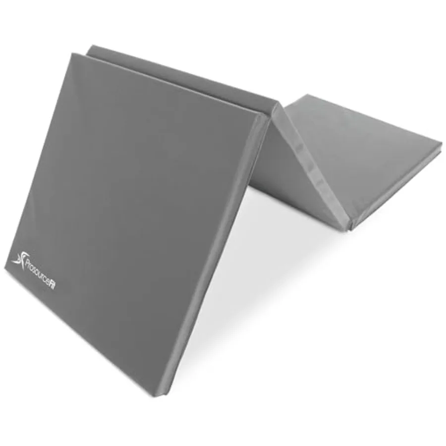 ProSource Tri-Fold Folding Thick Exercise Mat 6'x2' with Carrying Handles for MMA, Gymnastics, Stretching, Core Workouts
ProSource Tri-Fold Folding Thick Exercise Mat 6'x2' with Carrying Handles for MMA, Gymnastics, Stretching, Core Workouts