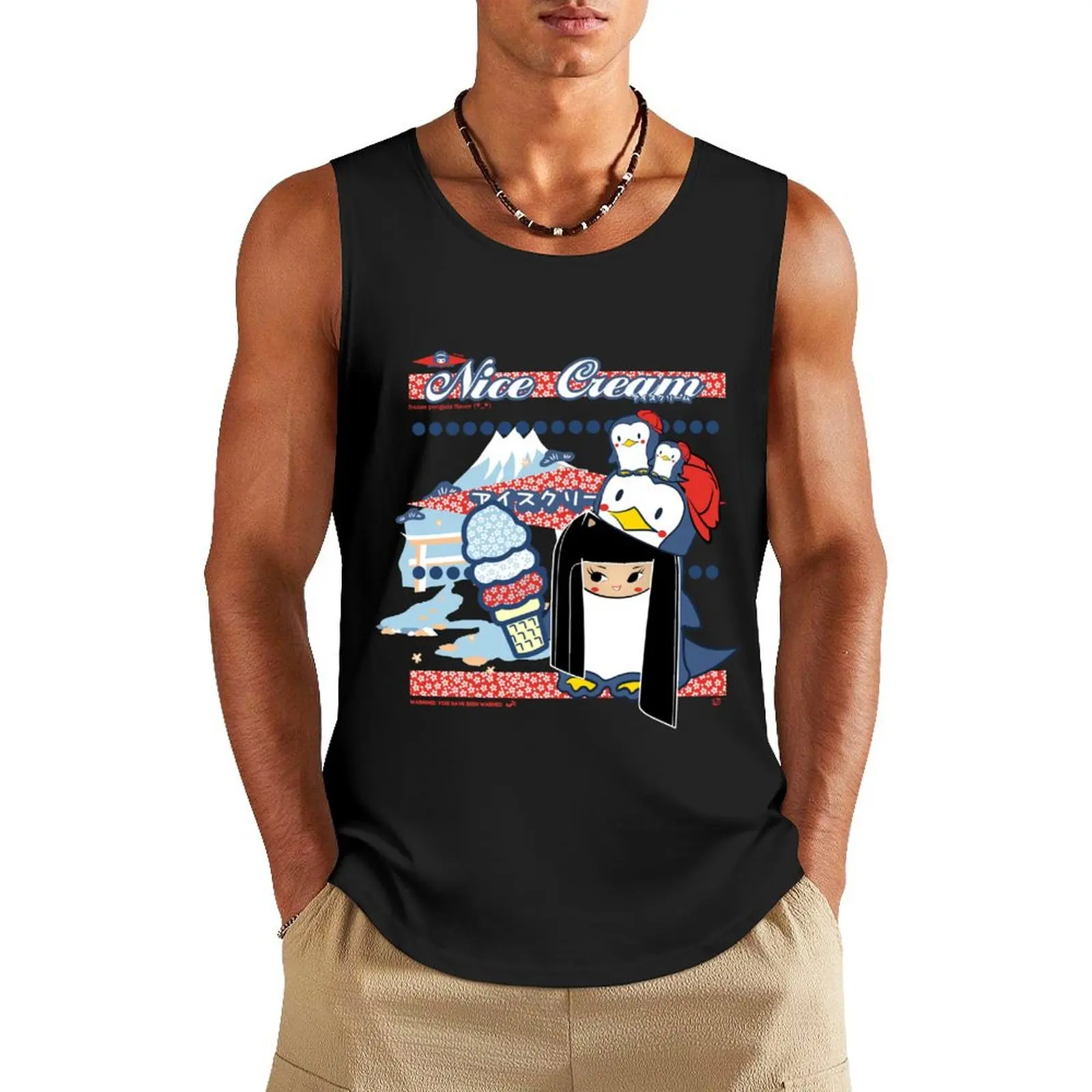 Nice Cream Tank Top mens designer clothes Men's gym clothing sleeveless vest men Japanese t-shirt
Nice Cream Tank Top mens designer clothes Men's gym clothing sleeveless vest men Japanese t-shirt