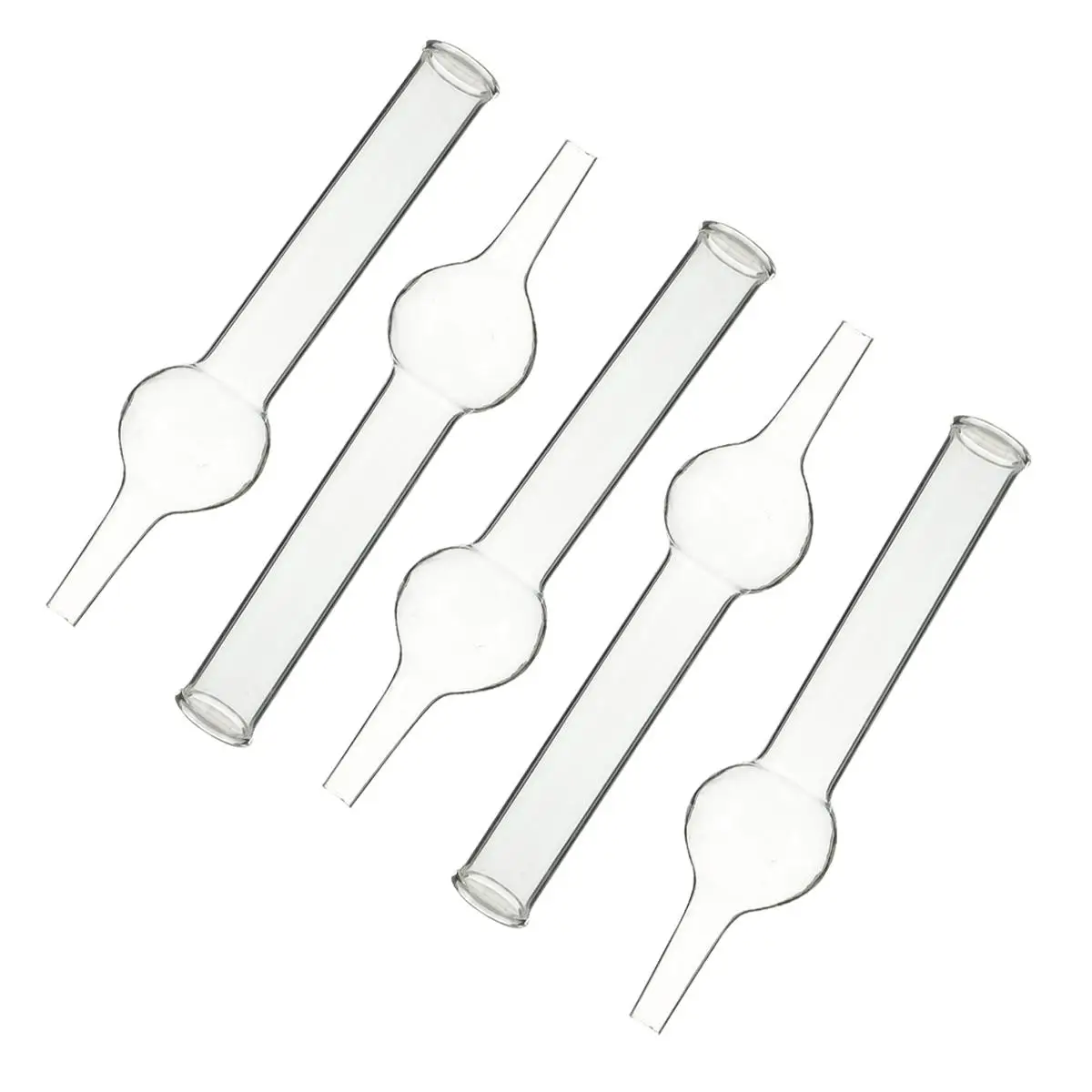 5 Pcs Single Tube Chemistry Air Drying Tubes Dessicator Rechargeable Glass Experiment Lab
5 Pcs Single Tube Chemistry Air Drying Tubes Dessicator Rechargeable Glass Experiment Lab
