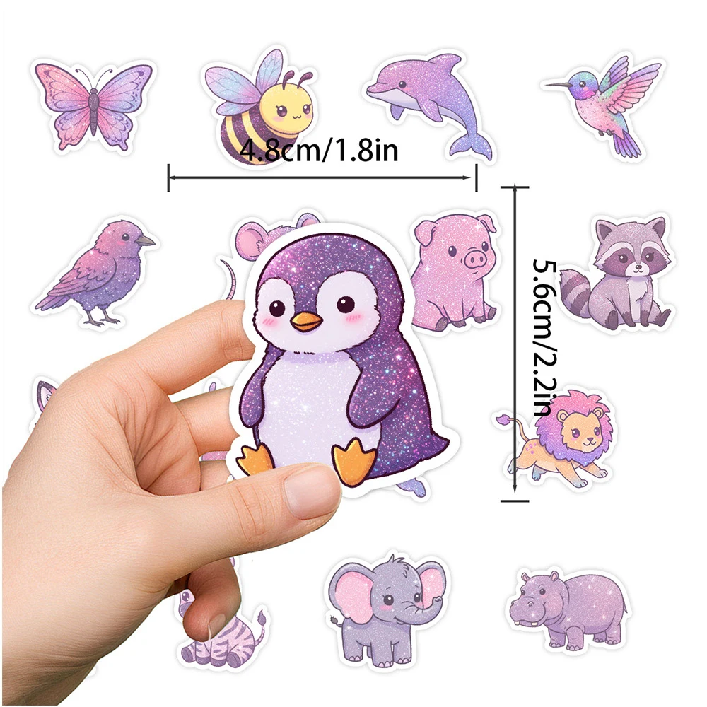 10/30/50pcs Kawaii Shiny Animals Cartoon Stickers Cute Purple Graffiti Decals Skateboard Notebook Phone Case Sticker Decoration
10/30/50pcs Kawaii Shiny Animals Cartoon Stickers Cute Purple Graffiti Decals Skateboard Notebook Phone Case Sticker Decoration