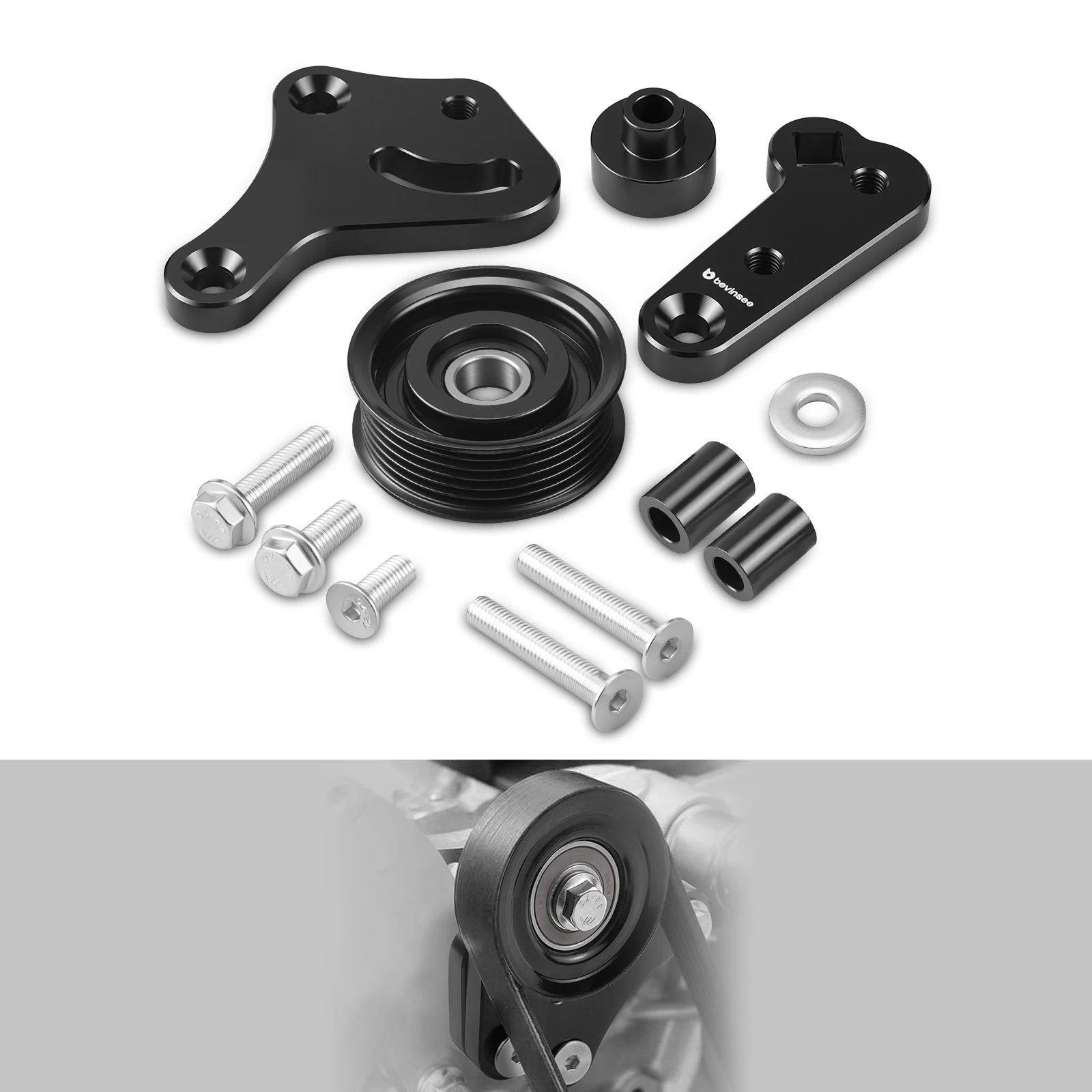 For LS1 Manual Belt Tensioner w/Pulley, for 1998-02 Camaro Z28 SS Firebird Formula Trans Am WS6 LS LS2 GTO
For LS1 Manual Belt Tensioner w/Pulley, for 1998-02 Camaro Z28 SS Firebird Formula Trans Am WS6 LS LS2 GTO