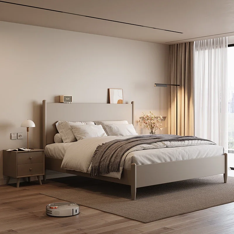 Cream Wind Nordic Wooden Bed Wood Sleeping Square Design Bed Modern Simple Fashion Unique Letto Matrimoniale Home Furniture
Cream Wind Nordic Wooden Bed Wood Sleeping Square Design Bed Modern Simple Fashion Unique Letto Matrimoniale Home Furniture