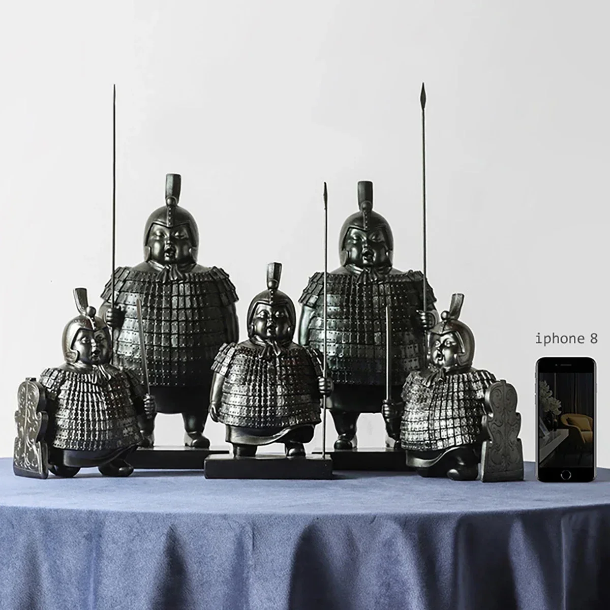 Фигурка «уорриоры» из терракотовой ткани, милый старинное искусственное китайское украшение, домашние декоративные предметы в восточном стиле
Фигурка «уорриоры» из терракотовой ткани, милый старинное искусственное китайское украшение, домашние декоративные предметы в восточном стиле