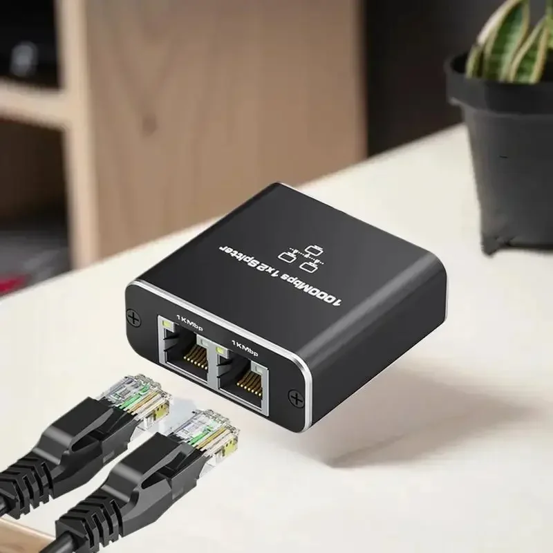 Network Cable Splitter With One To Two Simultaneous Internet Access RJ45 Splitter With One To Two Switch Ethernet Port Gigabit
Network Cable Splitter With One To Two Simultaneous Internet Access RJ45 Splitter With One To Two Switch Ethernet Port Gigabit