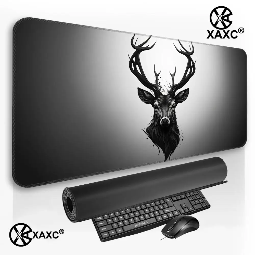 Deer head Mouse Pad large keyboard mouse desk pad non-slip rubber gaming mouse pad laptop mouse carpet
Deer head Mouse Pad large keyboard mouse desk pad non-slip rubber gaming mouse pad laptop mouse carpet