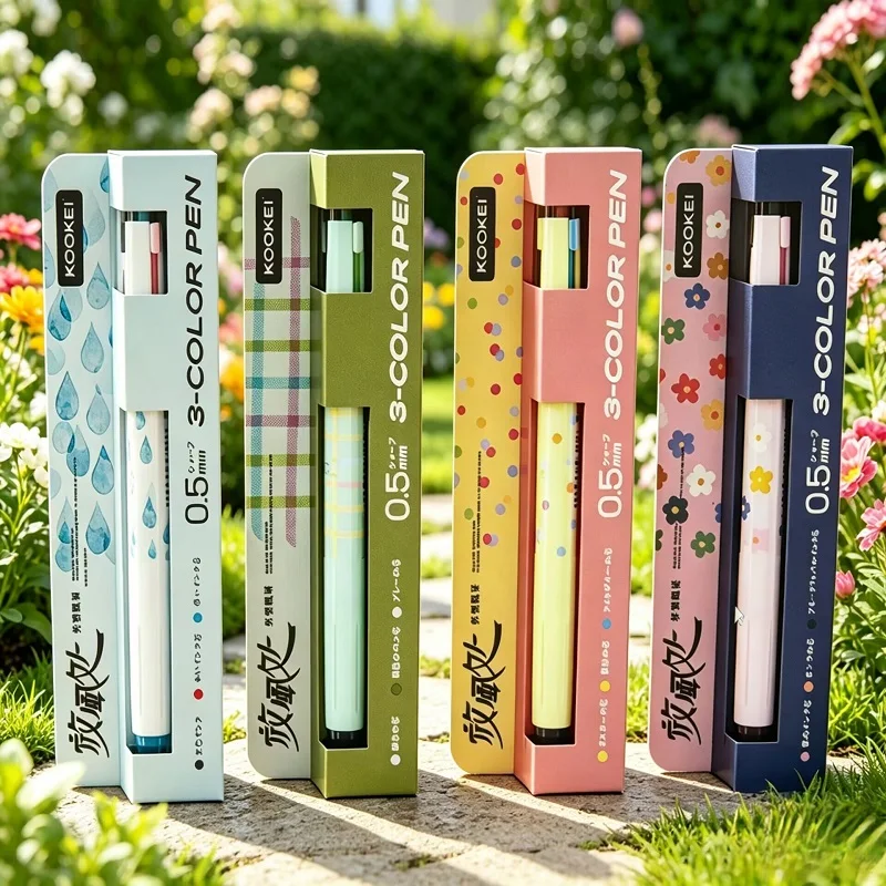 KOOKEI 3 Colors Modular Gel Pen 0.5mm Quick Dry Smooth Writing Multi Color Marker Pen Kawaii School Office Student Stationery
KOOKEI 3 Colors Modular Gel Pen 0.5mm Quick Dry Smooth Writing Multi Color Marker Pen Kawaii School Office Student Stationery