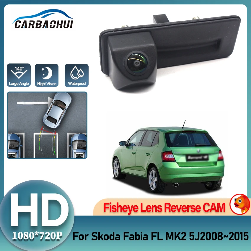 Камера с ручкой багажника для Skoda Fabia FL MK2 5J 2008 ~ 2015 Камера заднего вида Камера заднего вида Парковочная резервная камера CCD Объектив «рыбий глаз»
Камера с ручкой багажника для Skoda Fabia FL MK2 5J 2008 ~ 2015 Камера заднего вида Камера заднего вида Парковочная резервная камера CCD Объектив «рыбий глаз»