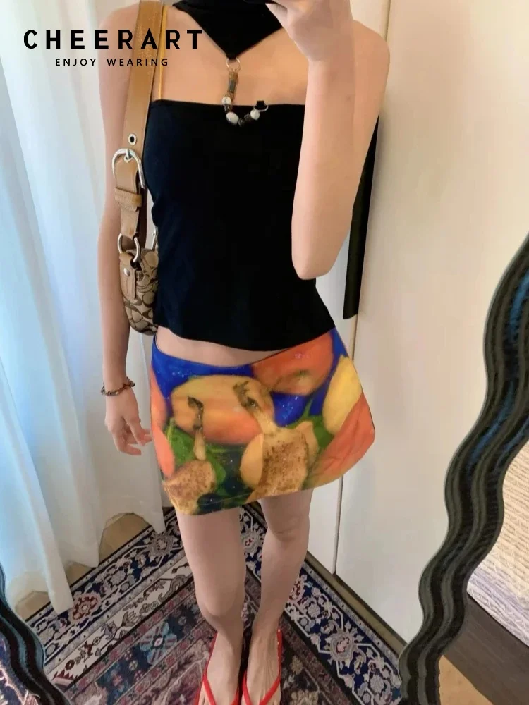 CHEERART Fruits Summer Women Shorts Skirt Y2k Fashion Beachwear 2026 Yellow Low Rise Waist Shorts Bottoms Clothes
CHEERART Fruits Summer Women Shorts Skirt Y2k Fashion Beachwear 2026 Yellow Low Rise Waist Shorts Bottoms Clothes