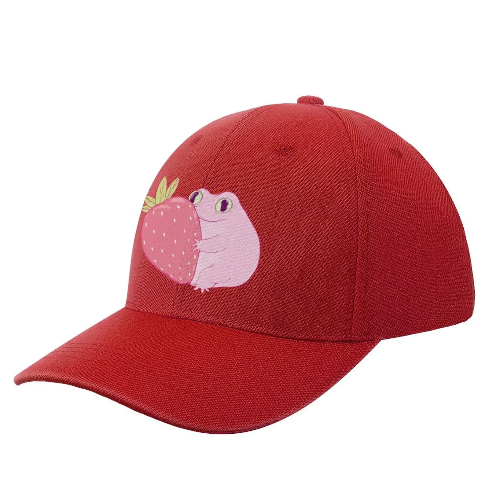 Cute Strawberry Frog Baseball Cap Mountaineering fashion hiking hat Men'S Hat Women'S
Cute Strawberry Frog Baseball Cap Mountaineering fashion hiking hat Men'S Hat Women'S
