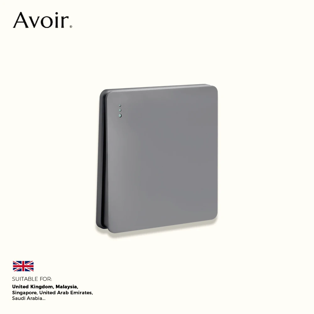 Avoir Universal 5-Pin Wall Power Outlet Gray Plastic Panel Wall Light Switch UK Wall 18W Type-C Fast Charging Usb Socket Dimmer
Avoir Universal 5-Pin Wall Power Outlet Gray Plastic Panel Wall Light Switch UK Wall 18W Type-C Fast Charging Usb Socket Dimmer