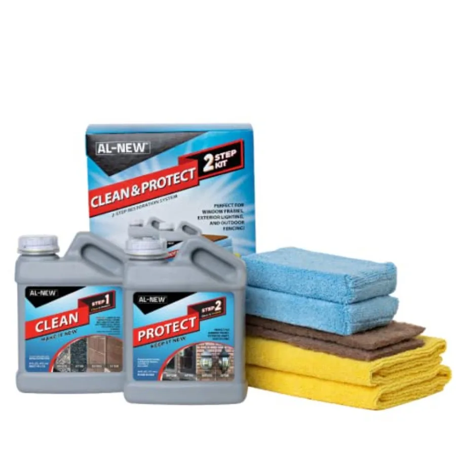 2 Step Clean and Protect Kit Clean Restore and Protect Your Outdoor Patio Furniture Garage Doors Exterior Lights Window Frames
2 Step Clean and Protect Kit Clean Restore and Protect Your Outdoor Patio Furniture Garage Doors Exterior Lights Window Frames