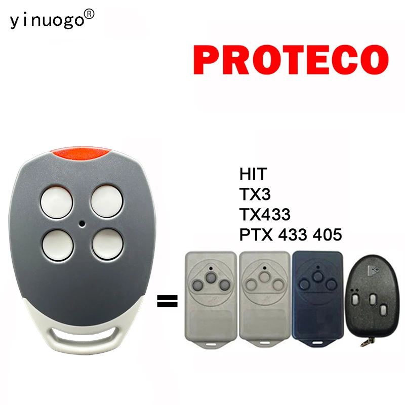 433 МГц пульт дистанционного управления гаражом для клона PROTECO TX433 PTX433 405 TX3 HIT пульт дистанционного управления гаражными воротами
433 МГц пульт дистанционного управления гаражом для клона PROTECO TX433 PTX433 405 TX3 HIT пульт дистанционного управления гаражными воротами
