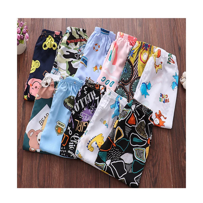 Summer Thin Children's Mosquito Proof Lantern Pants Boys and Girls' Artificial Cotton Silk Pants, Sleeping Pants Performance C
Summer Thin Children's Mosquito Proof Lantern Pants Boys and Girls' Artificial Cotton Silk Pants, Sleeping Pants Performance C