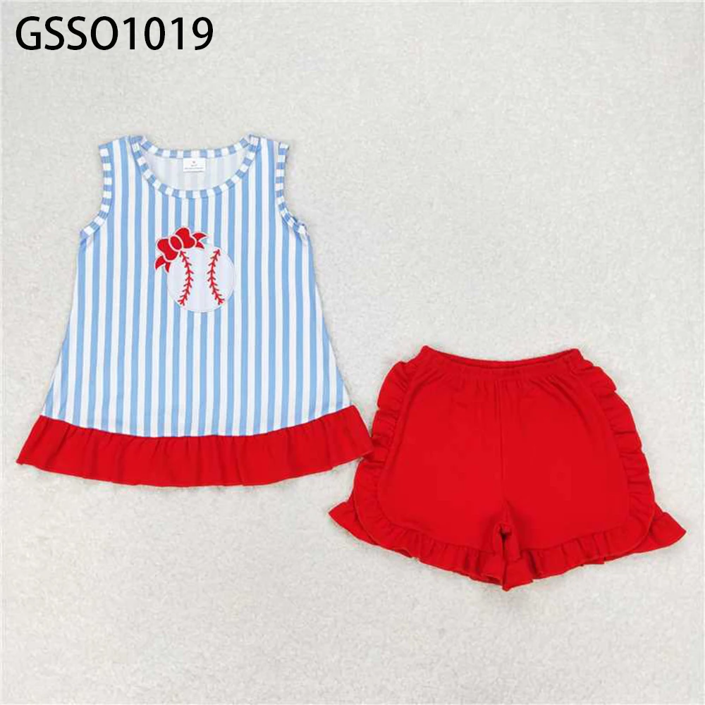 Fashion Kid New Arrival Cute Girls Outfits Summer Red Baseball Bows Shirts Bows Baby Girls Shorts Set 2 Pieces Sets Kids Clothes
Fashion Kid New Arrival Cute Girls Outfits Summer Red Baseball Bows Shirts Bows Baby Girls Shorts Set 2 Pieces Sets Kids Clothes