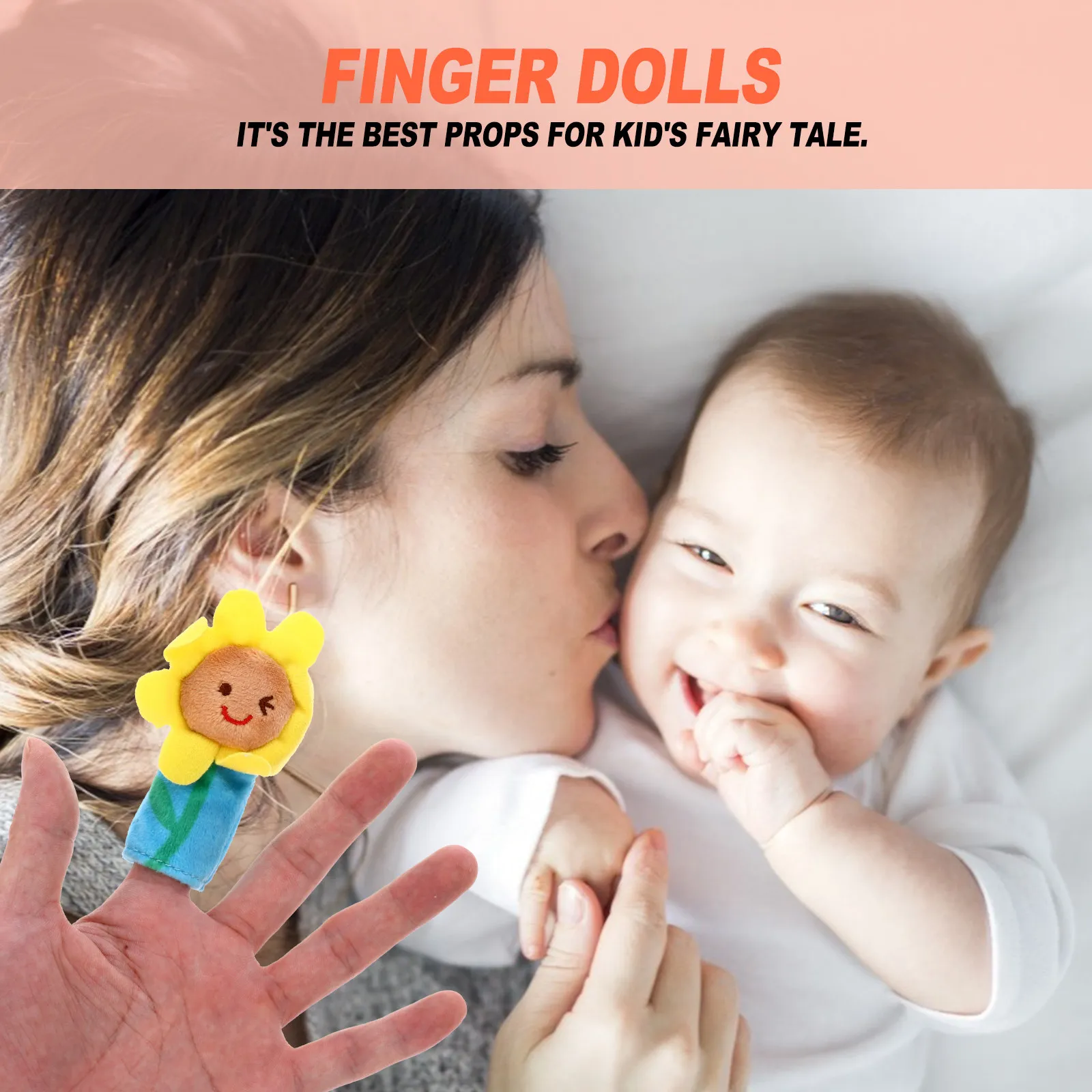 5Pcs Premium Fleece Finger Puppets Kids Fairy Tale Props Interactive Parent Child Bonding Tool Early Learning Plaything Mini
5Pcs Premium Fleece Finger Puppets Kids Fairy Tale Props Interactive Parent Child Bonding Tool Early Learning Plaything Mini