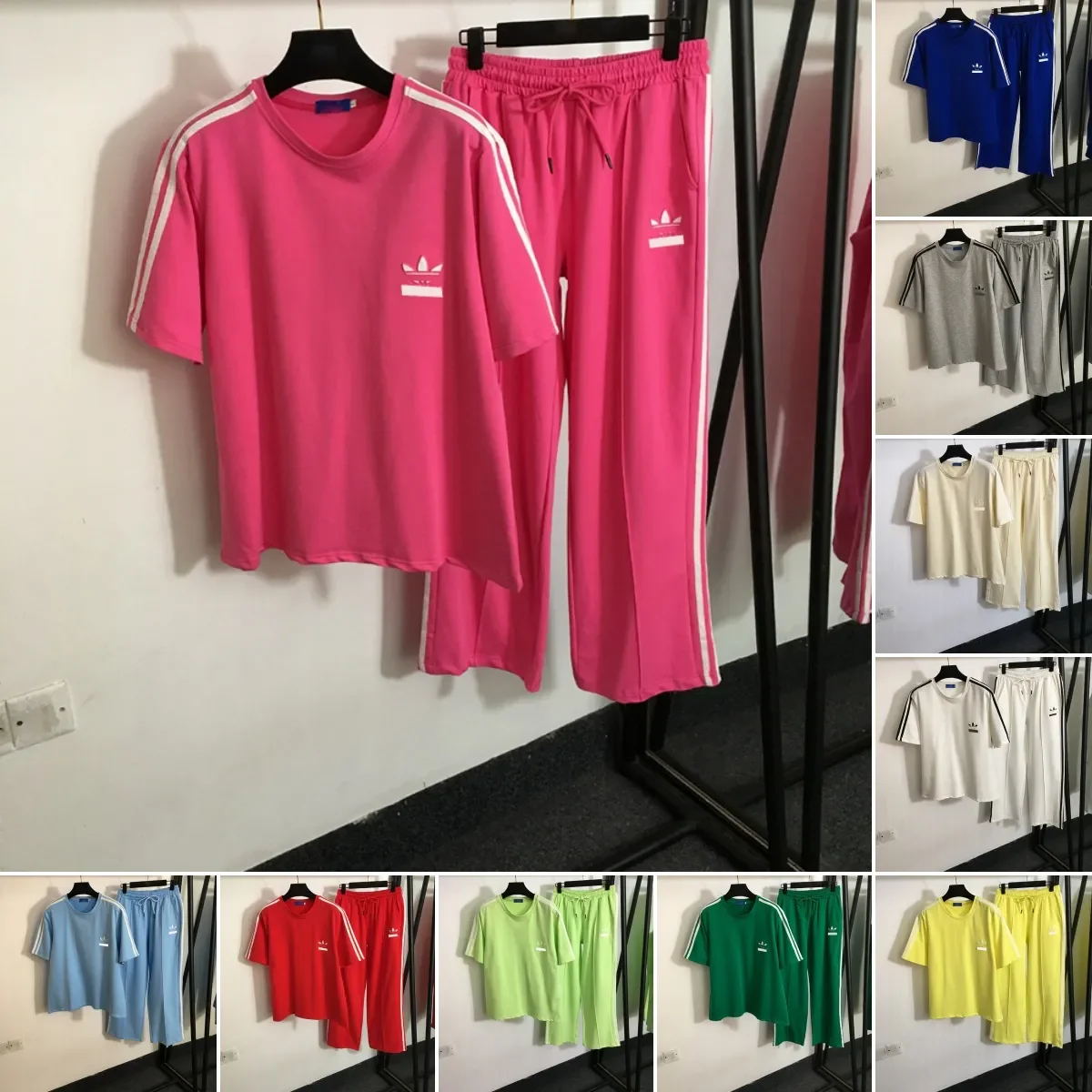 11 Styles Tops Pant Adi Sport Tracksuit Weave Designer Top Outfits Yoga Jogging Tees Romper Cotton Casual Camisoles Leggings Set Gym Set
11 Styles Tops Pant Adi Sport Tracksuit Weave Designer Top Outfits Yoga Jogging Tees Romper Cotton Casual Camisoles Leggings Set Gym Set