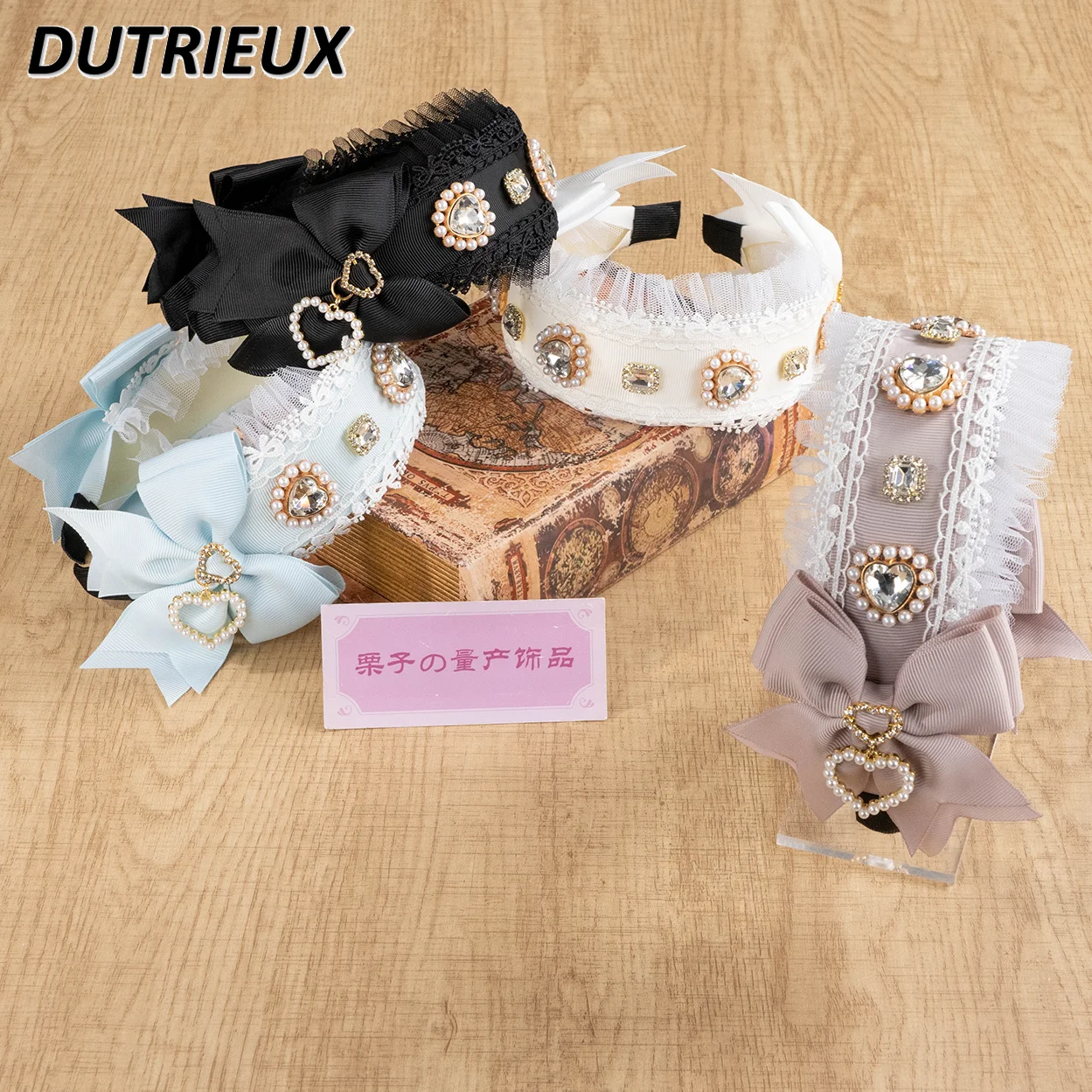Japanese Style Mass-produced Sweet and Cute Lolita Headband Love Bow Sweet Cute New Headwear Women's Hair Accessories
Japanese Style Mass-produced Sweet and Cute Lolita Headband Love Bow Sweet Cute New Headwear Women's Hair Accessories