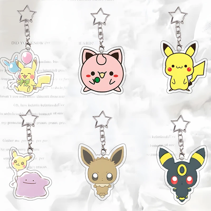 Jigglypuff Acrylic Keychain Eevee Anime Umbreon Cartoon GAME Decor Kawaii Student Ditto Characters Role Bag Pendant Keyring
Jigglypuff Acrylic Keychain Eevee Anime Umbreon Cartoon GAME Decor Kawaii Student Ditto Characters Role Bag Pendant Keyring