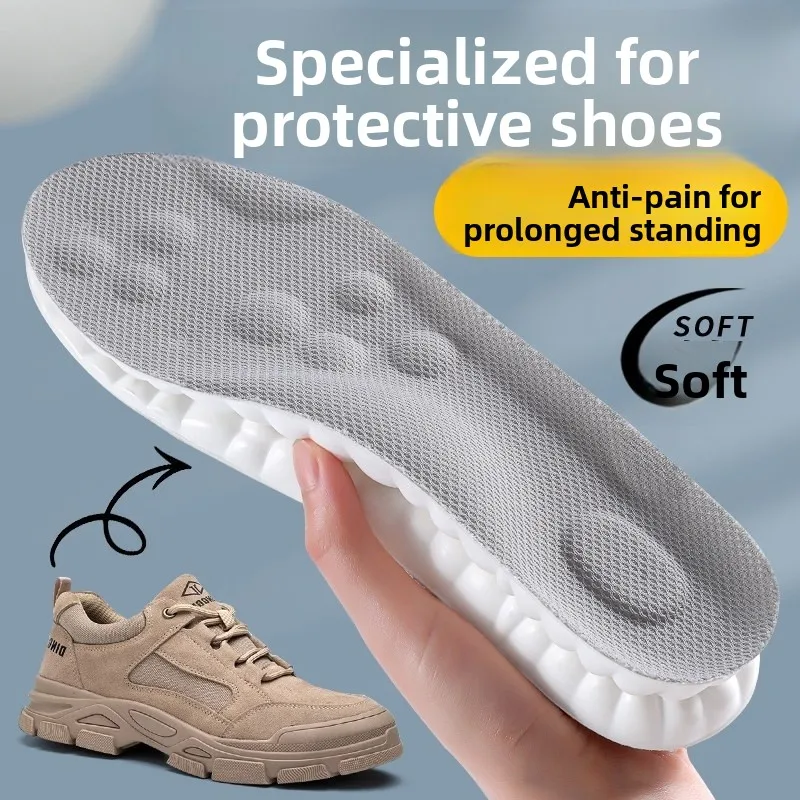 Sports Shock Absorption Sweat Absorbing Insoles Men's Thickened Standing Long Time Comfortable Anti-Foot Pain Smell Proof
Sports Shock Absorption Sweat Absorbing Insoles Men's Thickened Standing Long Time Comfortable Anti-Foot Pain Smell Proof