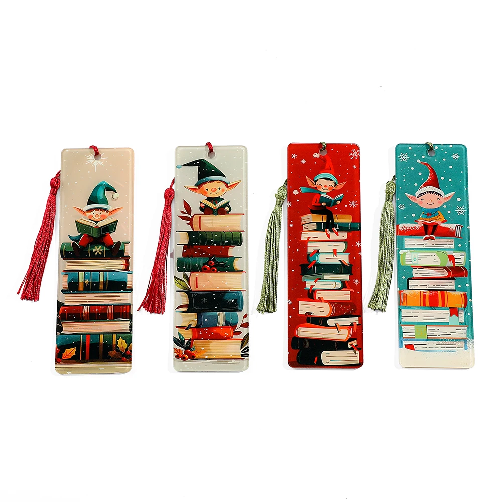 Santa Claus book acrylic bookmark with tassels, an ideal Christmas gift for friends, family, daughters, and granddaughters
Santa Claus book acrylic bookmark with tassels, an ideal Christmas gift for friends, family, daughters, and granddaughters