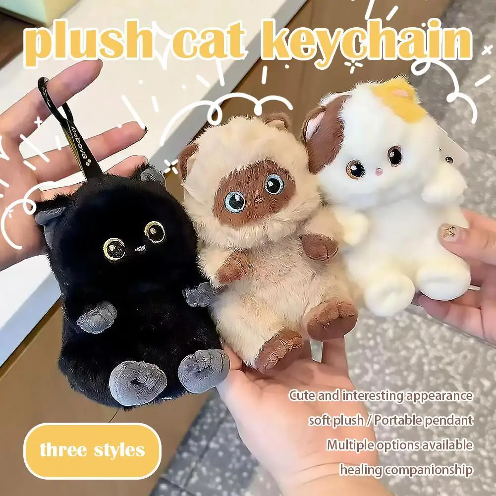 Funny Cat Plush Keychain Creative Ugly Cute Kitten Doll Bag Pendant Cartoon Plushie Toy For Backpack Car Decor Gift
Funny Cat Plush Keychain Creative Ugly Cute Kitten Doll Bag Pendant Cartoon Plushie Toy For Backpack Car Decor Gift