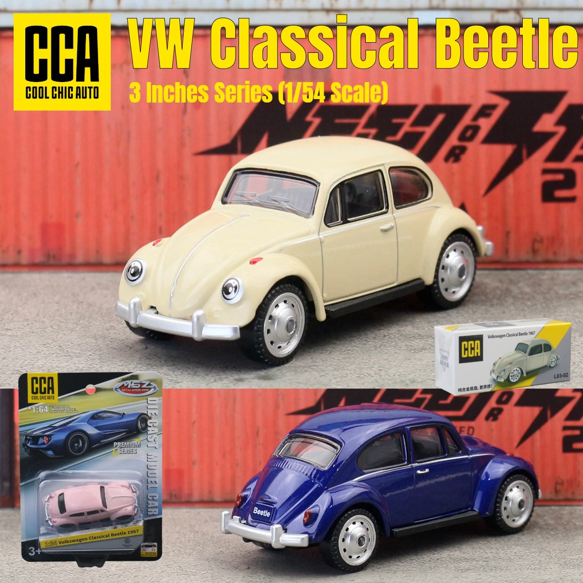 1/54 Volkswagen Beetle Toy Car Model CCA MSZ 1:64 Diecast Miniature Free Wheels Collection Suitable for Hot Wheels Gift Kid
1/54 Volkswagen Beetle Toy Car Model CCA MSZ 1:64 Diecast Miniature Free Wheels Collection Suitable for Hot Wheels Gift Kid