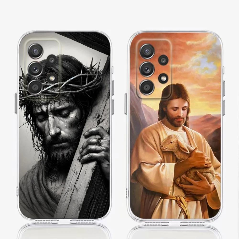 Christ Jesus Cross Phone Case For Samsung S30,S23,S21,S22,S20,Ultra,S20,S10,S9,S8,PIus Soft Shockproof Transparent Cover
Christ Jesus Cross Phone Case For Samsung S30,S23,S21,S22,S20,Ultra,S20,S10,S9,S8,PIus Soft Shockproof Transparent Cover
