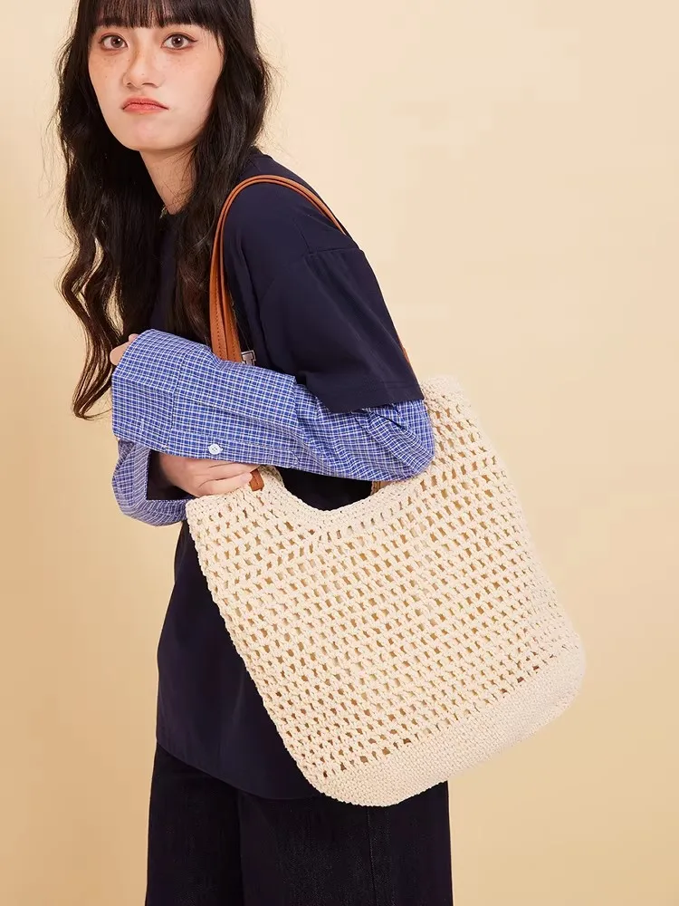 Пляжная сумка-тоут из плетеной соломки, большая вместительная сумка для женщин, хит продаж, новинка 2026 года, универсальная для пляжного отдыха
Пляжная сумка-тоут из плетеной соломки, большая вместительная сумка для женщин, хит продаж, новинка 2026 года, универсальная для пляжного отдыха