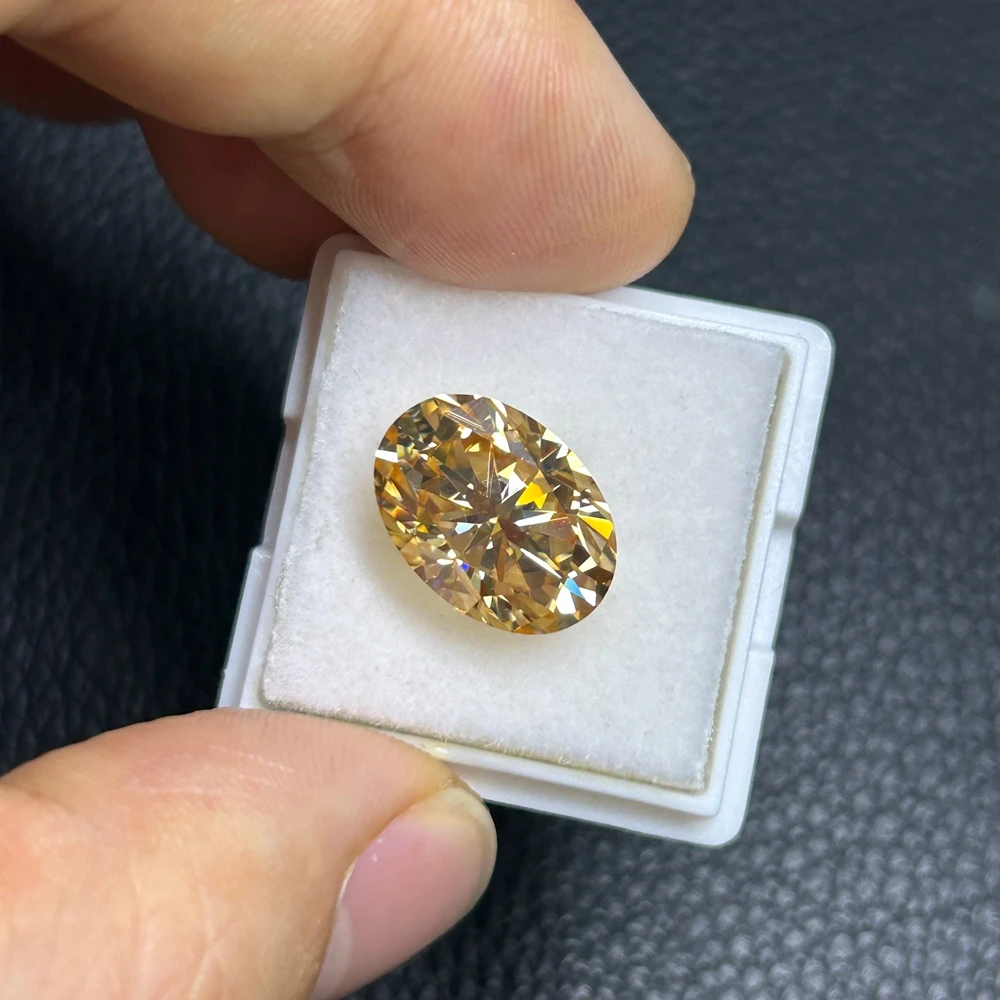 Оптовая продажа, искусственная Бриллиантовая Форма цвета шампанского 1.0ct маленького размера для изготовления ювелирных изделий 
Оптовая продажа, искусственная Бриллиантовая Форма цвета шампанского 1.0ct маленького размера для изготовления ювелирных изделий