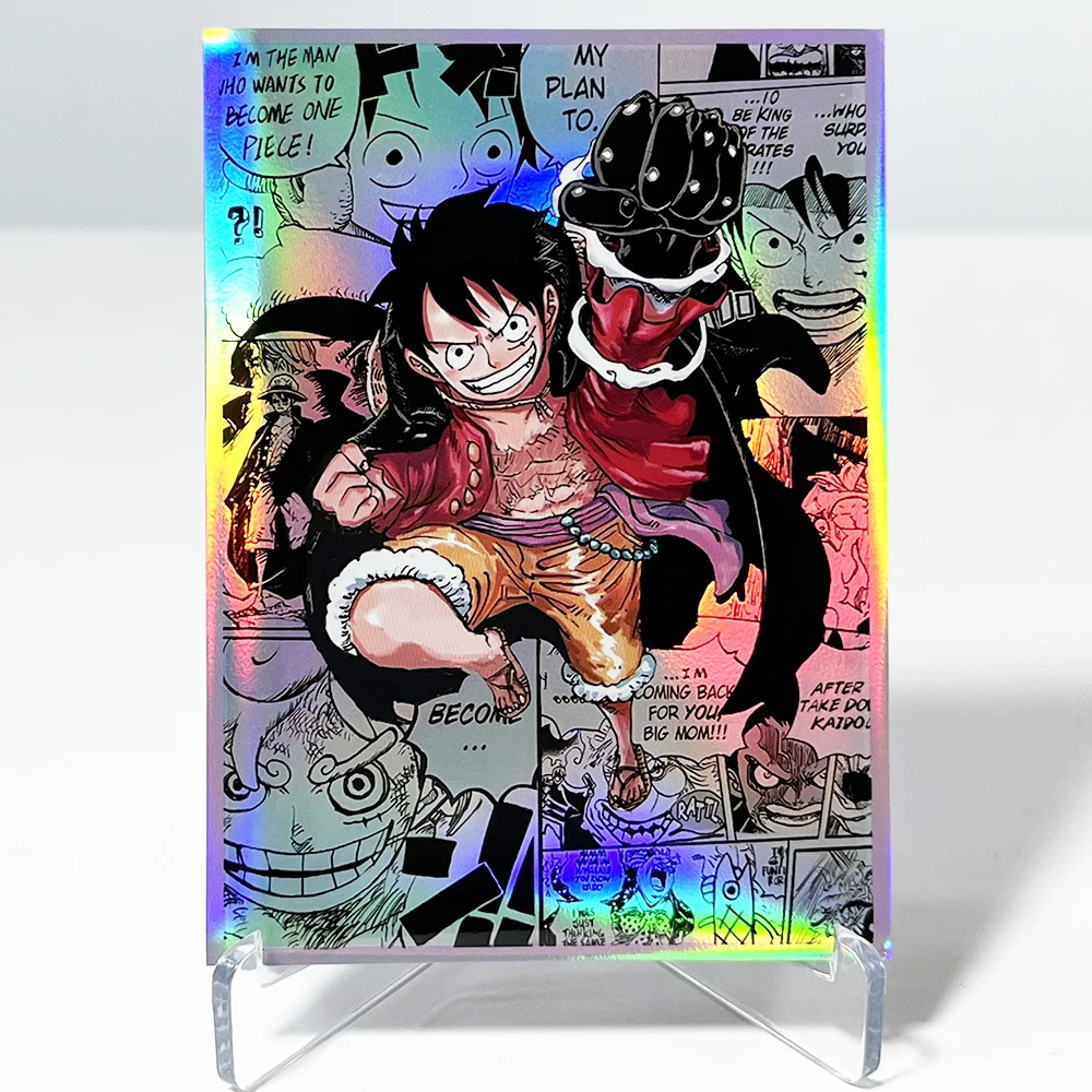 60Pcs/Set 66x91MM DIY One Piece Luffy AnimeCard Sleeve TCG Color Flash Card Protective Anime Card Sleeve Gift Toy Standard Size
60Pcs/Set 66x91MM DIY One Piece Luffy AnimeCard Sleeve TCG Color Flash Card Protective Anime Card Sleeve Gift Toy Standard Size