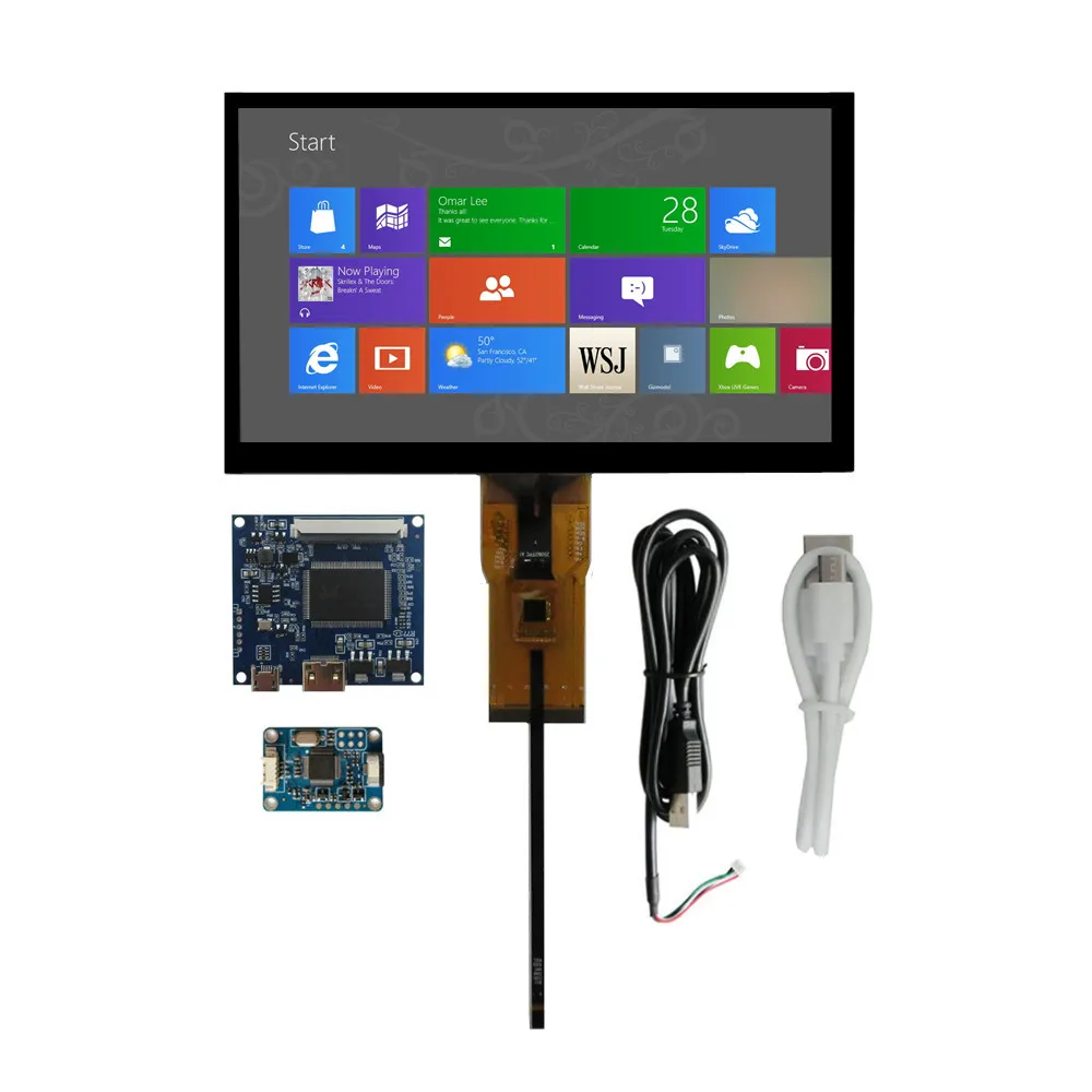 7 Inch LCD Screen Display Monitor Capacitive Digitizer Touchscreen HDMI-Compatible For Raspberry Pi Banana Pi PC
7 Inch LCD Screen Display Monitor Capacitive Digitizer Touchscreen HDMI-Compatible For Raspberry Pi Banana Pi PC