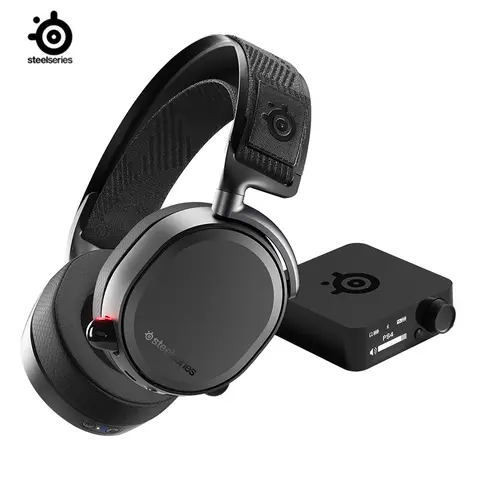 SteelSeries Arctis Pro Wireless Gaming Headset - Lossless High Fidelity Wireless + Bluetooth for PS4 and PC