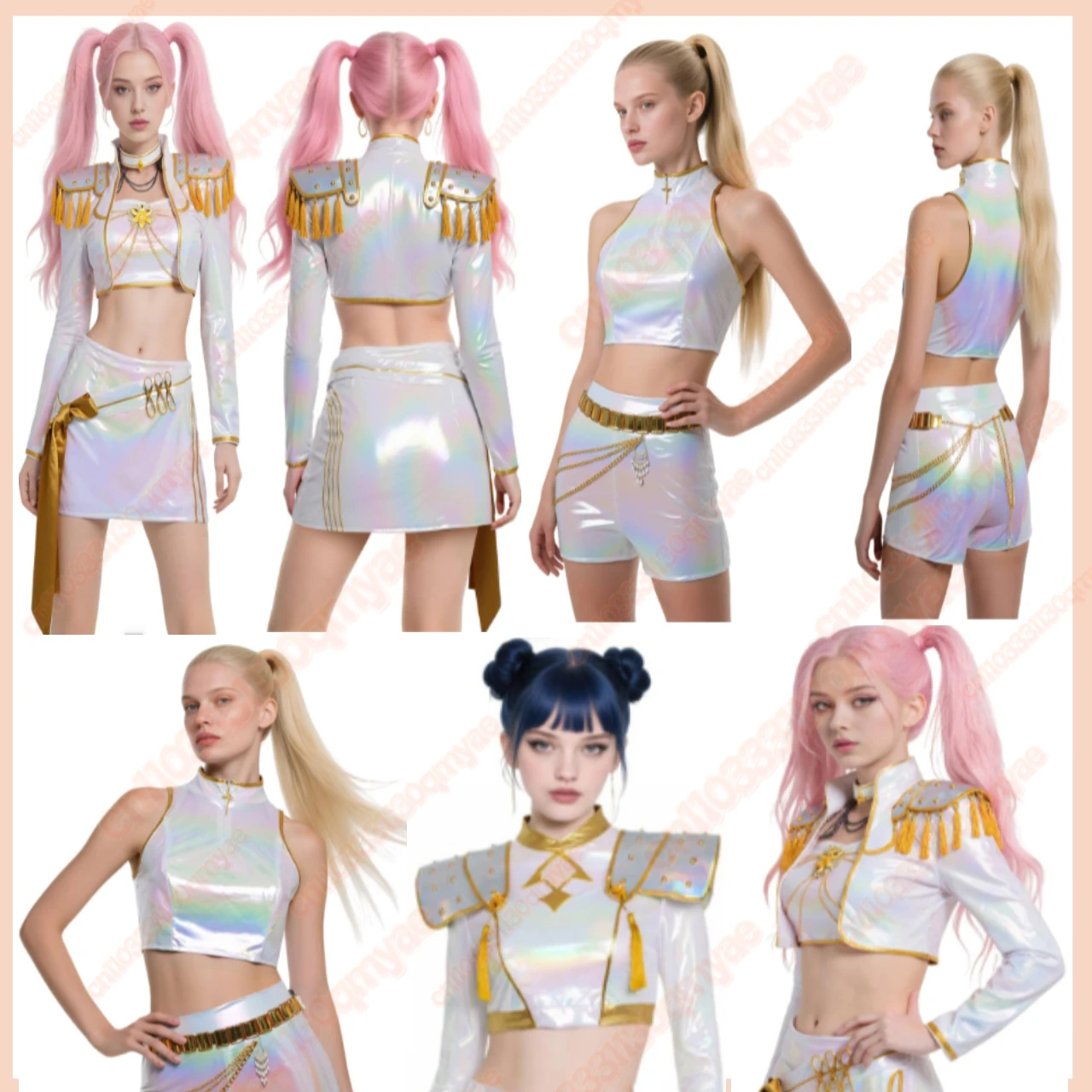 Rumi Dance Costume Cartoon KPop Demon Hunters Rumi Cosplay Stage Sliver Clothes Women Halloween Party Dress Up
Rumi Dance Costume Cartoon KPop Demon Hunters Rumi Cosplay Stage Sliver Clothes Women Halloween Party Dress Up