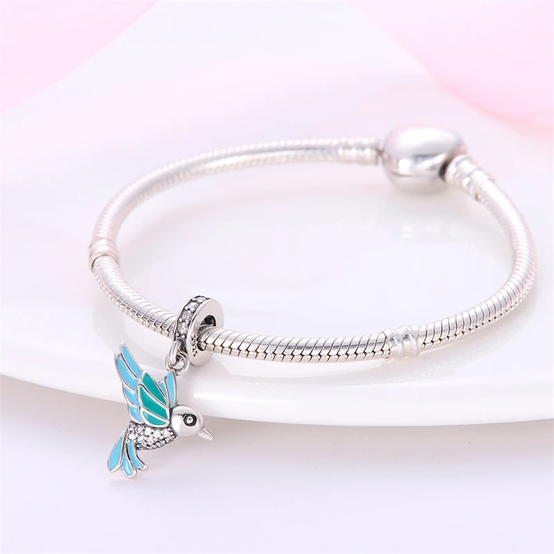 925 Sterling Silver Early Spring Bird Charms Pendant Fit 3mm Original Bracelet DIY Women Exquisite Birthday Party Jewelry Gifts
925 Sterling Silver Early Spring Bird Charms Pendant Fit 3mm Original Bracelet DIY Women Exquisite Birthday Party Jewelry Gifts