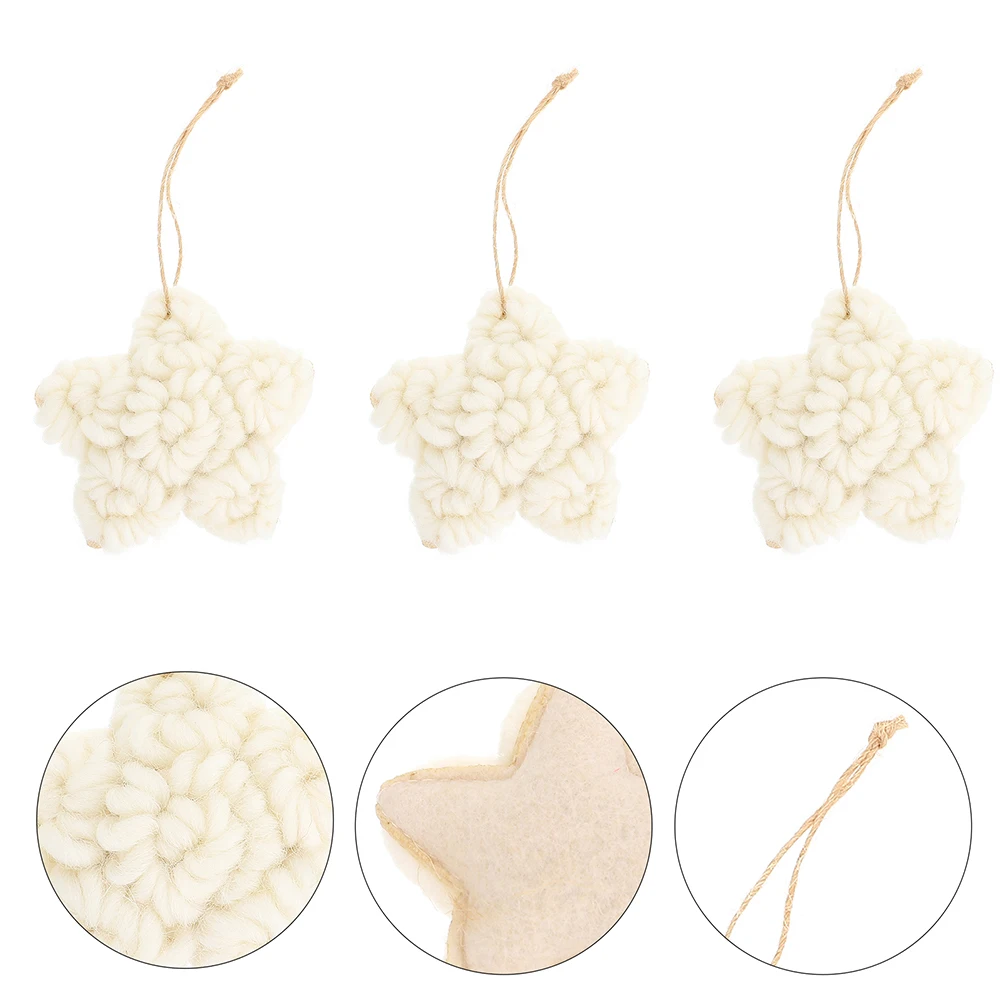 6pcs Wool Star Ornaments Christmas Hanging Decor Craft Diy Party Wedding Festival Decoration Xmas Wool Hanging Pendant
6pcs Wool Star Ornaments Christmas Hanging Decor Craft Diy Party Wedding Festival Decoration Xmas Wool Hanging Pendant