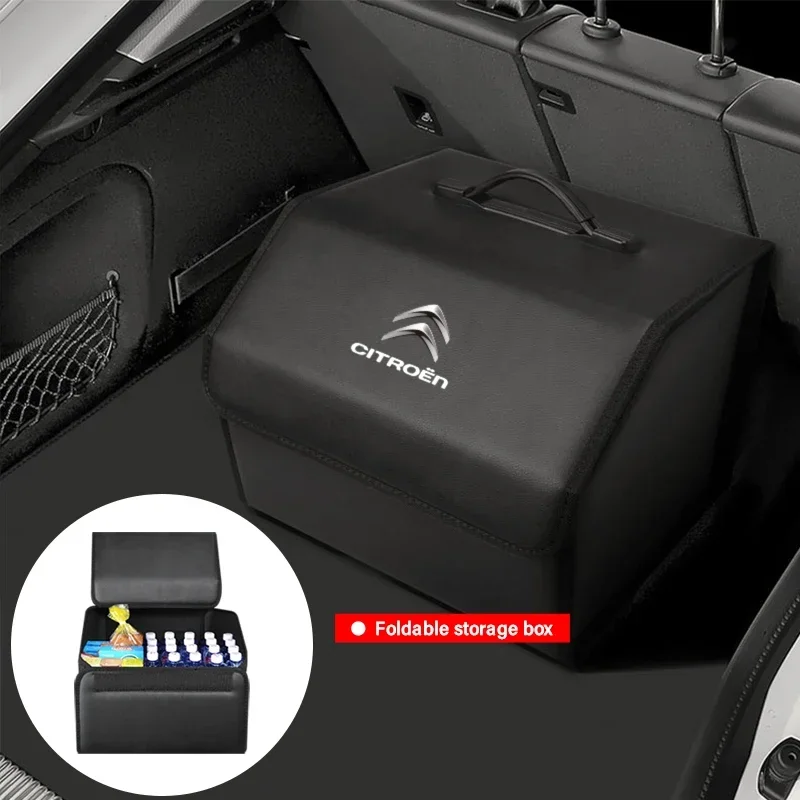 Collapsible Car Trunk Storage Box High Capacity Organizer Leather For Citroen C1 C3 C4 C-ELYSEE VTS Picasso Cross Cactus C4L DS3
Collapsible Car Trunk Storage Box High Capacity Organizer Leather For Citroen C1 C3 C4 C-ELYSEE VTS Picasso Cross Cactus C4L DS3