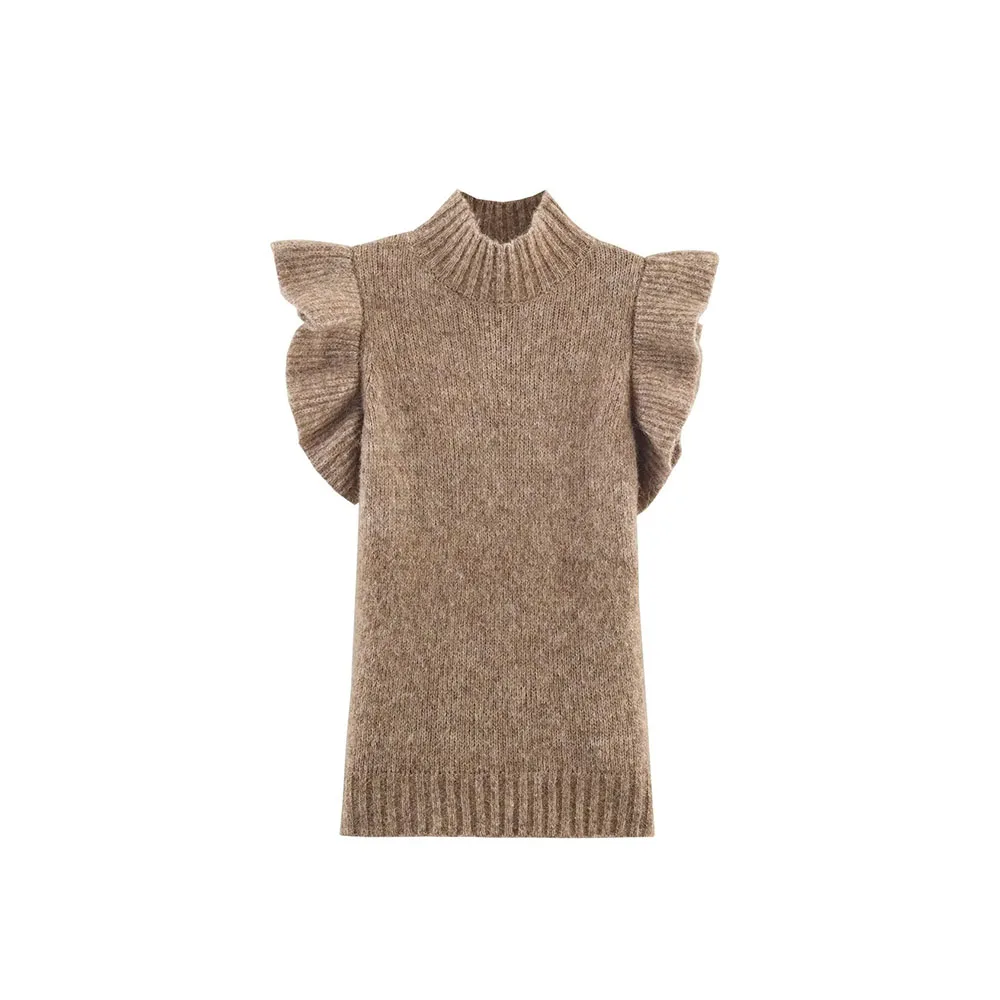 Autumn New Women's Fashion Simple and Versatile Wool Stacked Decorative Top
Autumn New Women's Fashion Simple and Versatile Wool Stacked Decorative Top