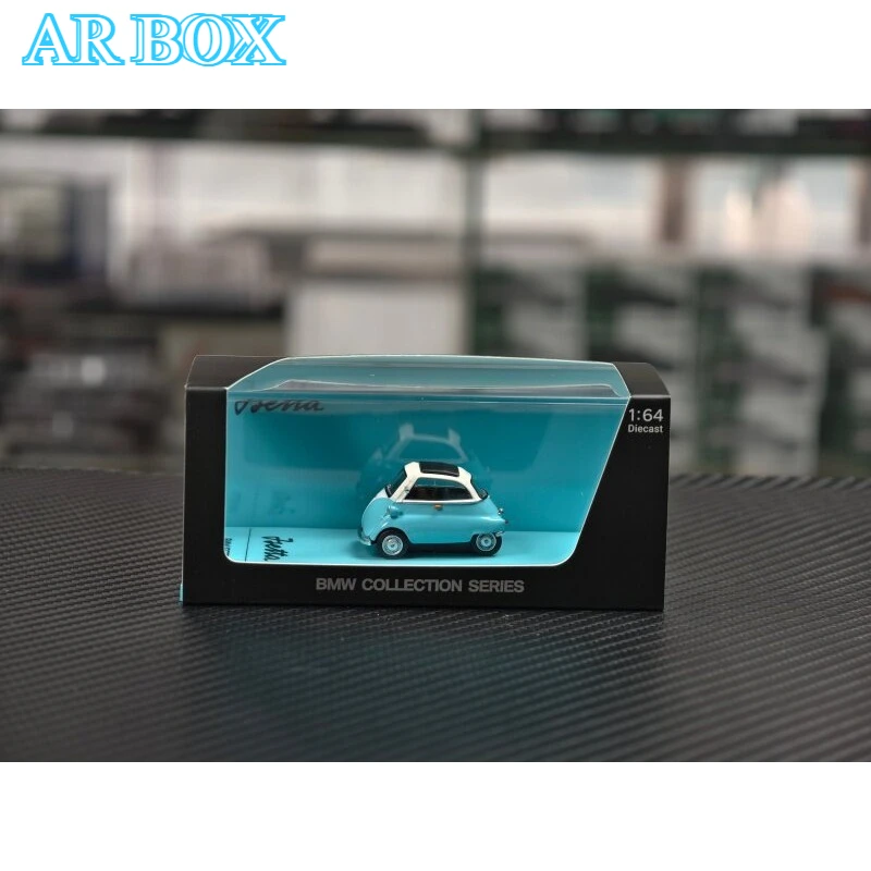 AR BOX 1: 64 alloy BMW Isetta - a collectible car model figure representing an adult's collection item or a children's gift.
AR BOX 1: 64 alloy BMW Isetta - a collectible car model figure representing an adult's collection item or a children's gift.