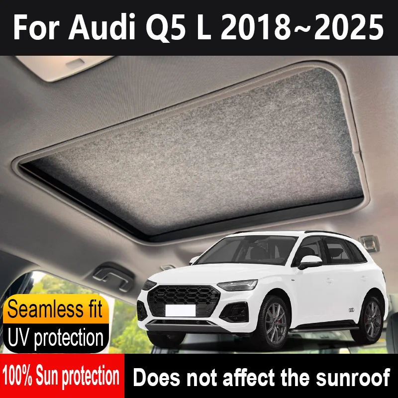 Car Sunroof Insulation Roof Visor For Audi Q5 L 2018~2025 Sun Protection Anti-UV Electrostatic Adsorption Sky Curtain Sunshade
Car Sunroof Insulation Roof Visor For Audi Q5 L 2018~2025 Sun Protection Anti-UV Electrostatic Adsorption Sky Curtain Sunshade