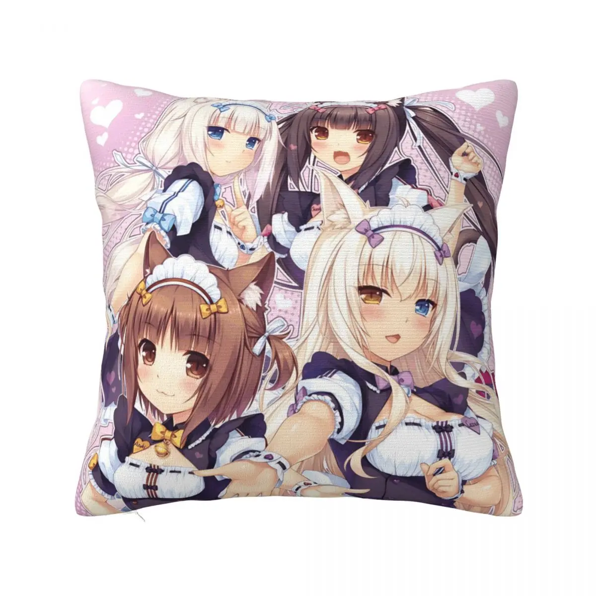 NEKOPARA Anime Game Pillowcase Soft Polyester Cushion Cover Decorative Throw Pillow Case Cover Living Room Wholesale 40X40cm
NEKOPARA Anime Game Pillowcase Soft Polyester Cushion Cover Decorative Throw Pillow Case Cover Living Room Wholesale 40X40cm