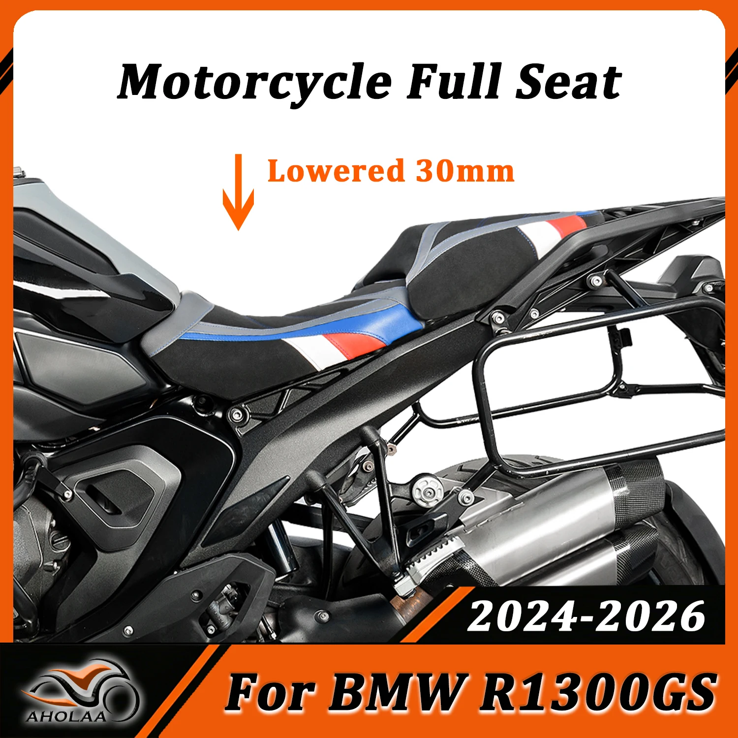 For BMW R1300GS r1300 gs 2024-2026 Motorcycle Full Seat Heated Cushion Heatable Front Cushion Lowered By 30mm
For BMW R1300GS r1300 gs 2024-2026 Motorcycle Full Seat Heated Cushion Heatable Front Cushion Lowered By 30mm