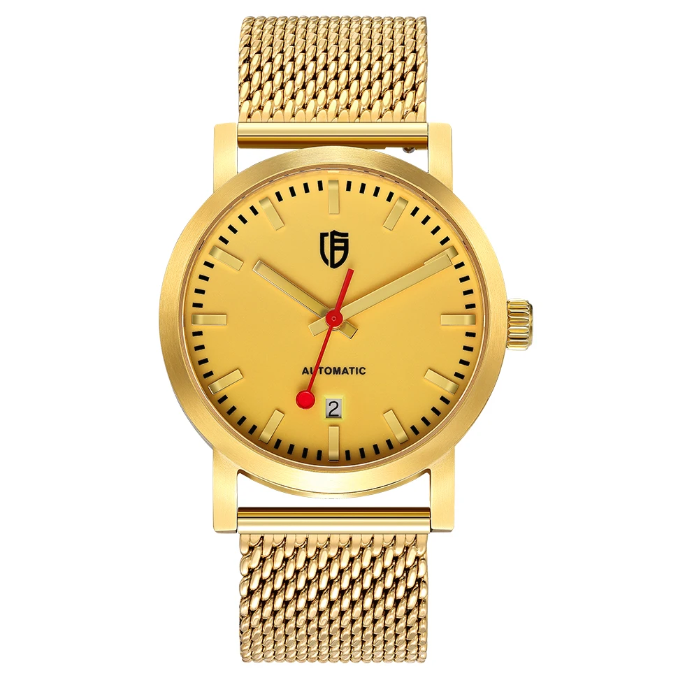 BERNY Watch for Men Automatic Self-Wind Gold Watch Luxury Brand Luminous Mechanical Wristwatch Men 5ATM Watches
BERNY Watch for Men Automatic Self-Wind Gold Watch Luxury Brand Luminous Mechanical Wristwatch Men 5ATM Watches
