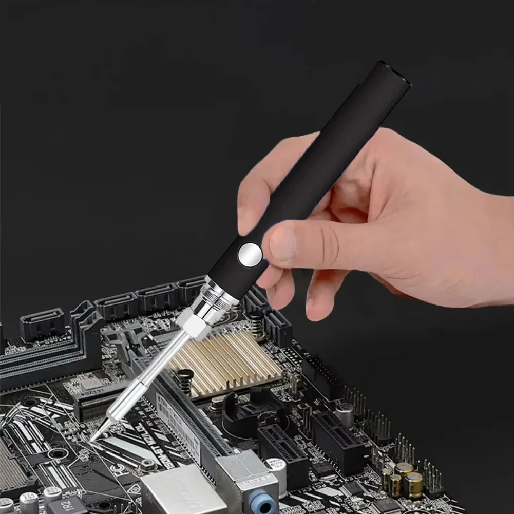 30s Fast Heating Cordless Soldering Iron Tool Pen Three Adjustable(2.7V, 3.4V, And 4.2V) USB Charging For DIY Projects
30s Fast Heating Cordless Soldering Iron Tool Pen Three Adjustable(2.7V, 3.4V, And 4.2V) USB Charging For DIY Projects