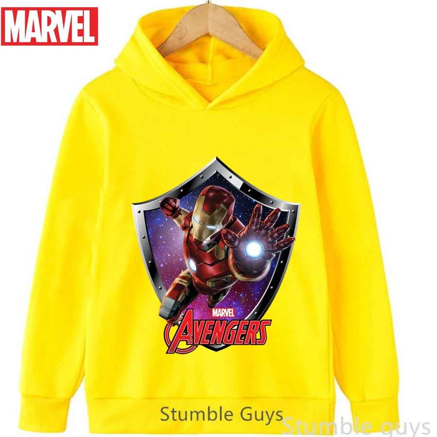 Детский свитшот Marvel Iron Man, осенняя одежда для мальчиков и девочек от 3 до 13 лет, одежда с капюшоном Avengers
Детский свитшот Marvel Iron Man, осенняя одежда для мальчиков и девочек от 3 до 13 лет, одежда с капюшоном Avengers