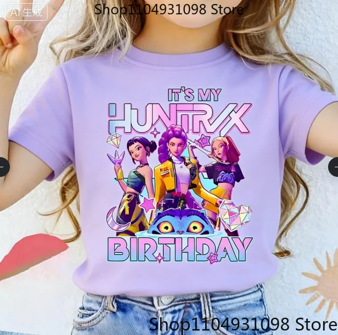 Лидер продаж от Hasbro: Детская футболка K-pop Demon Hunter на день рождения — с коротким рукавом — для мальчиков и девочек — 100% хлопок
Лидер продаж от Hasbro: Детская футболка K-pop Demon Hunter на день рождения — с коротким рукавом — для мальчиков и девочек — 100% хлопок