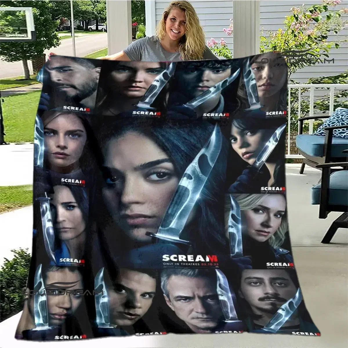 3D Printed Movie Scream6 Printed Baby Blankets Warm Babes Carpet Flannel Lightweight Soft and Comfortable Home Travel Bed Lining
3D Printed Movie Scream6 Printed Baby Blankets Warm Babes Carpet Flannel Lightweight Soft and Comfortable Home Travel Bed Lining