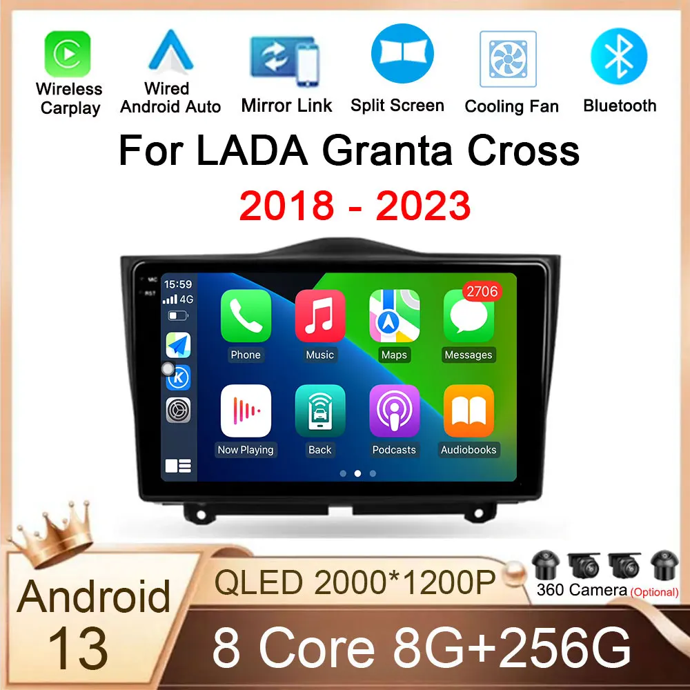 For LADA Granta Cross 2018 - 2023 Android 13 Car Radio Player Auto Wireless Carplay GPS Stereo Multimedia Video Navigation
For LADA Granta Cross 2018 - 2023 Android 13 Car Radio Player Auto Wireless Carplay GPS Stereo Multimedia Video Navigation